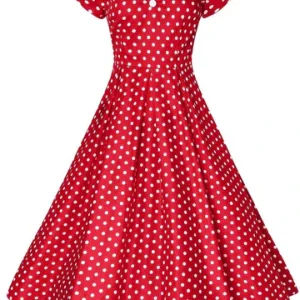Robe rouge à pois - Dolly and Dotty