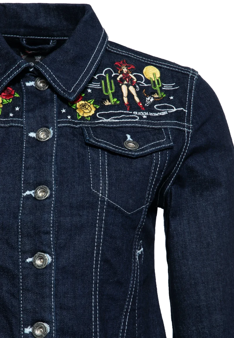 Veste en jean style western - Queen Kerosin