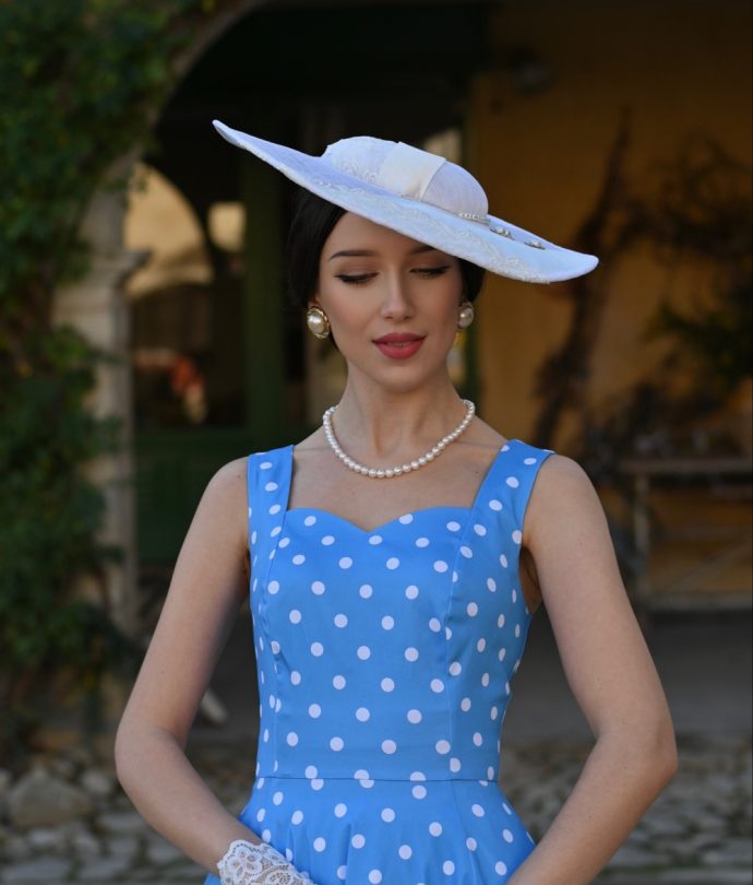 Robe à pois Marlene3
