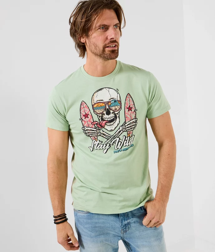 T shirt stay wild