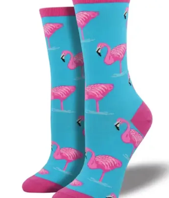 chaussettes flamants roses 2