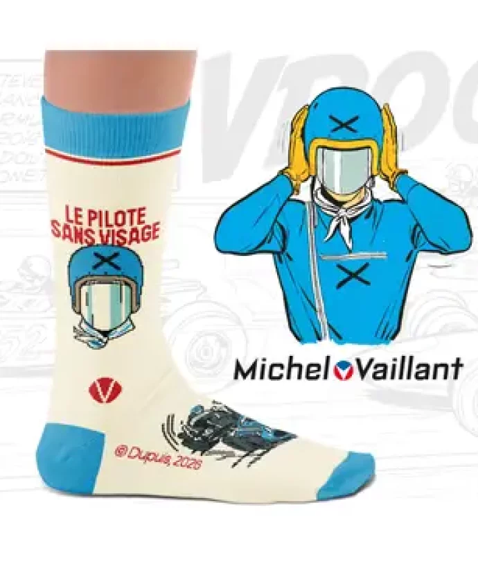 chaussettes pilote sans visage michel vaillant 2