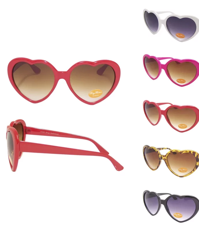 lunettes de soleil en forme de coeur 2