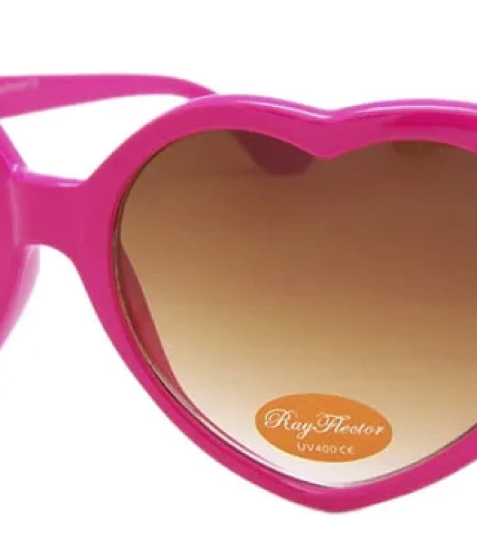 lunettes de soleil en forme de coeur 3