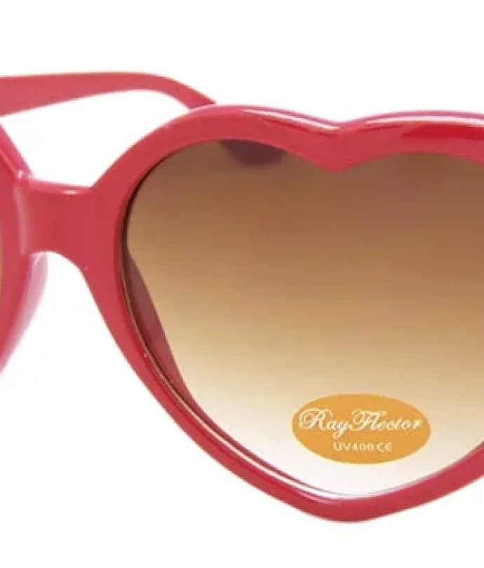 lunettes de soleil en forme de coeur 4