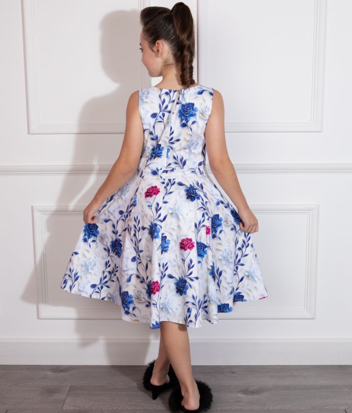 robe enfant blue blossom frenchy lilijpg