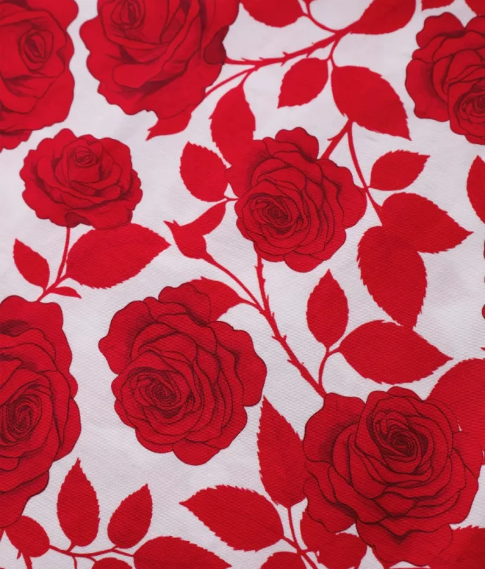 robe lily white red shadow rose 3