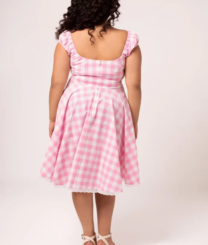 robe midi vichy cindy 3