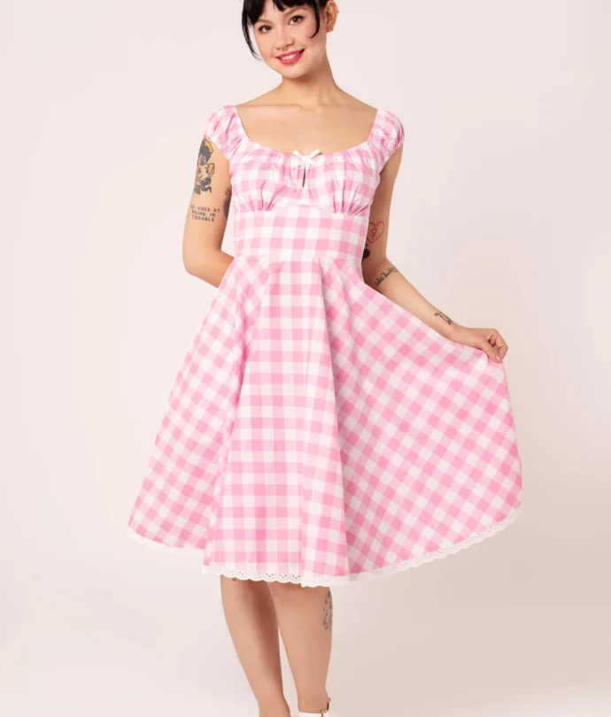 robe midi vichy cindy 4