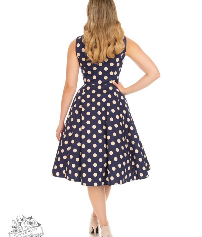 robe trapeze a pois mia 2