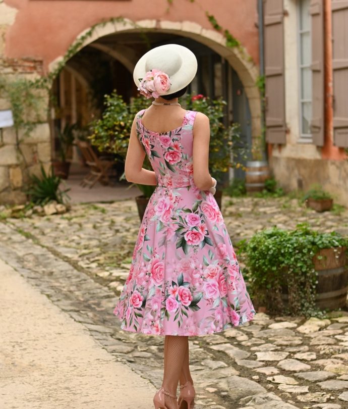robe trapeze fleurie nellie 2