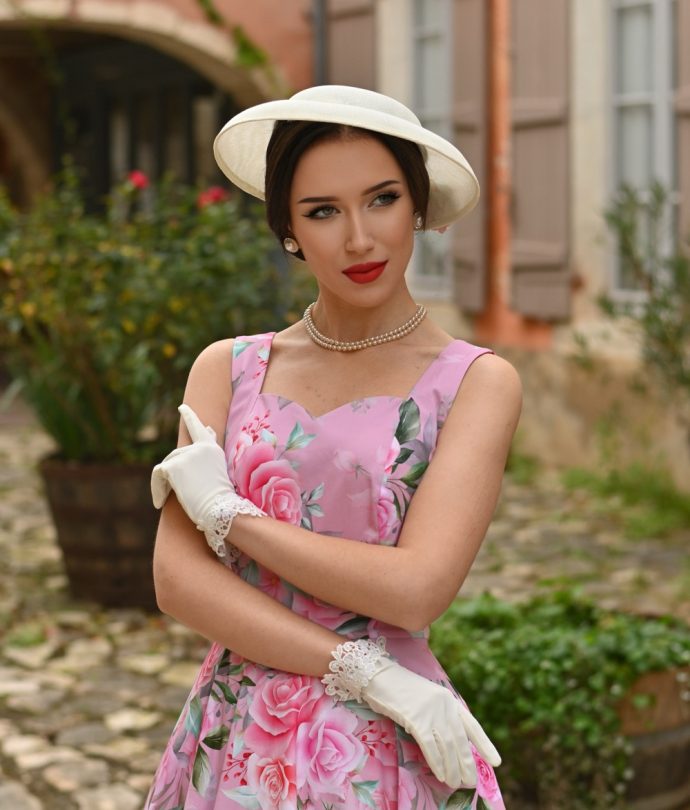robe trapeze fleurie nellie 3
