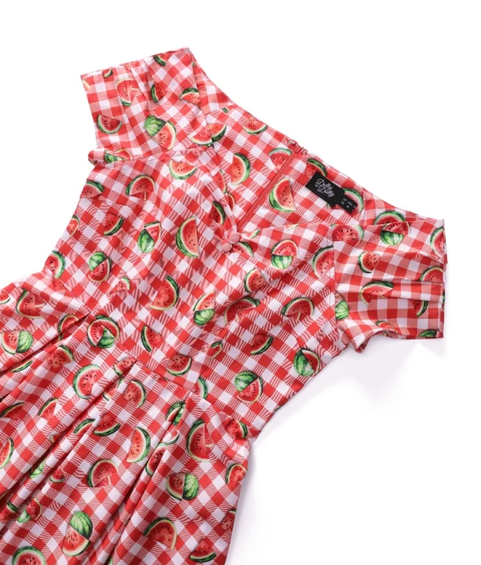 robe dolly dotty pasteque