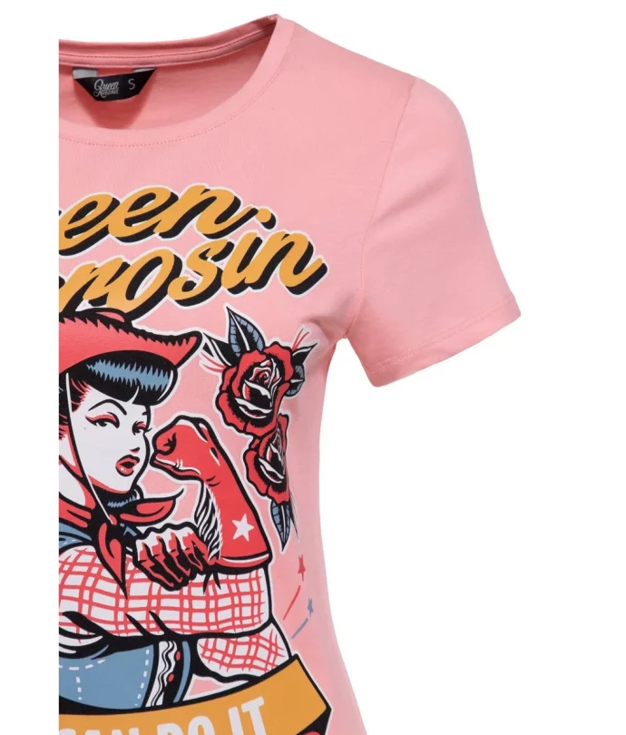 t shirt we can do it rose 5